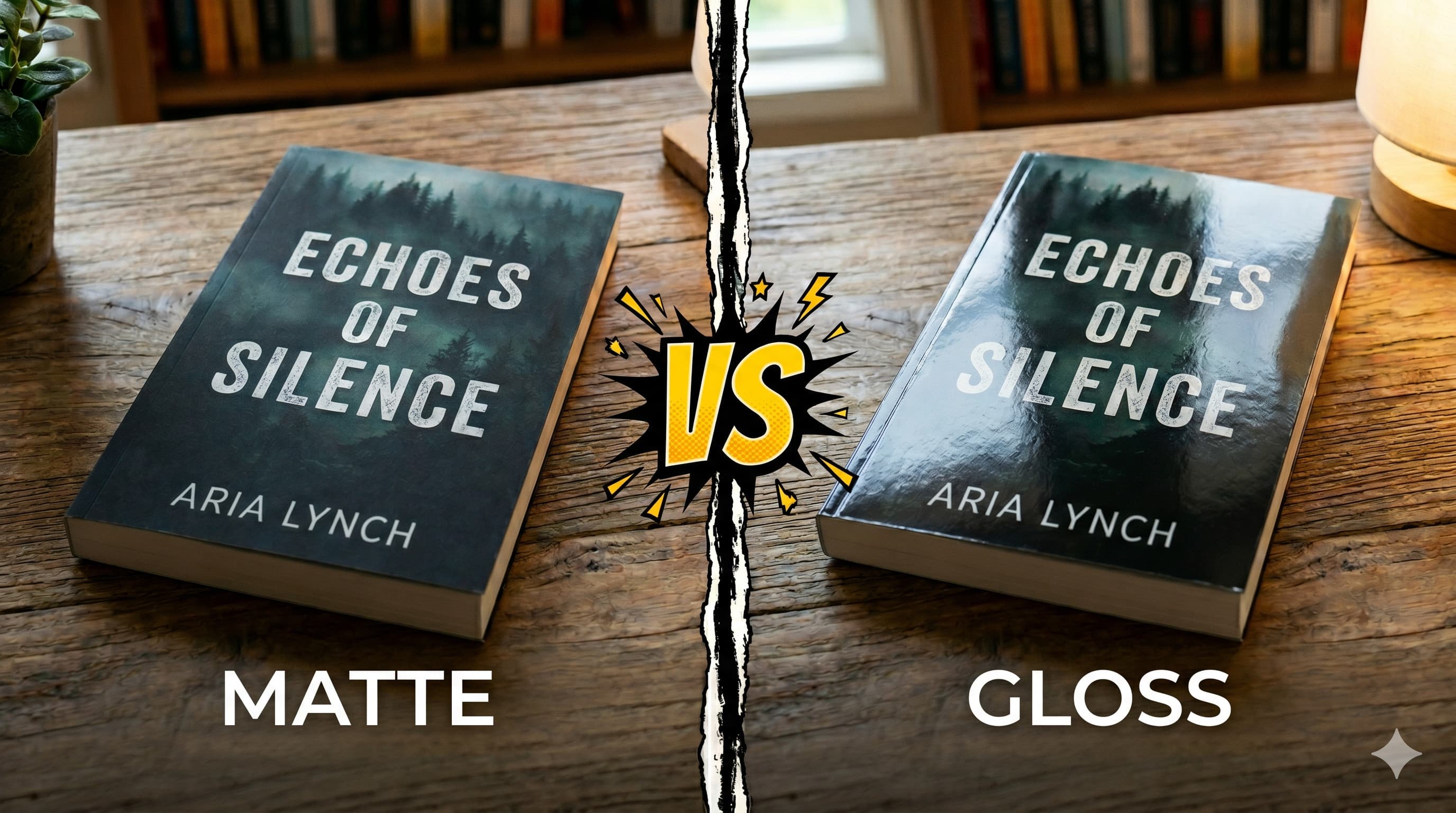 Matte vs Gloss: How to Choose the Right Cover Finish for Your Book
