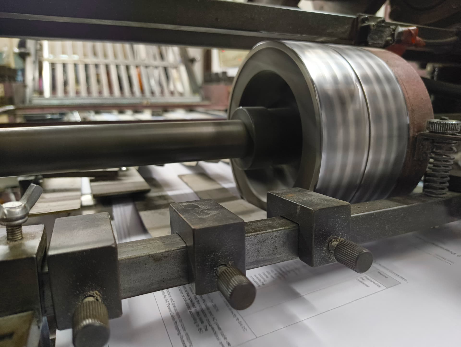 Feeding unit of our folding machine